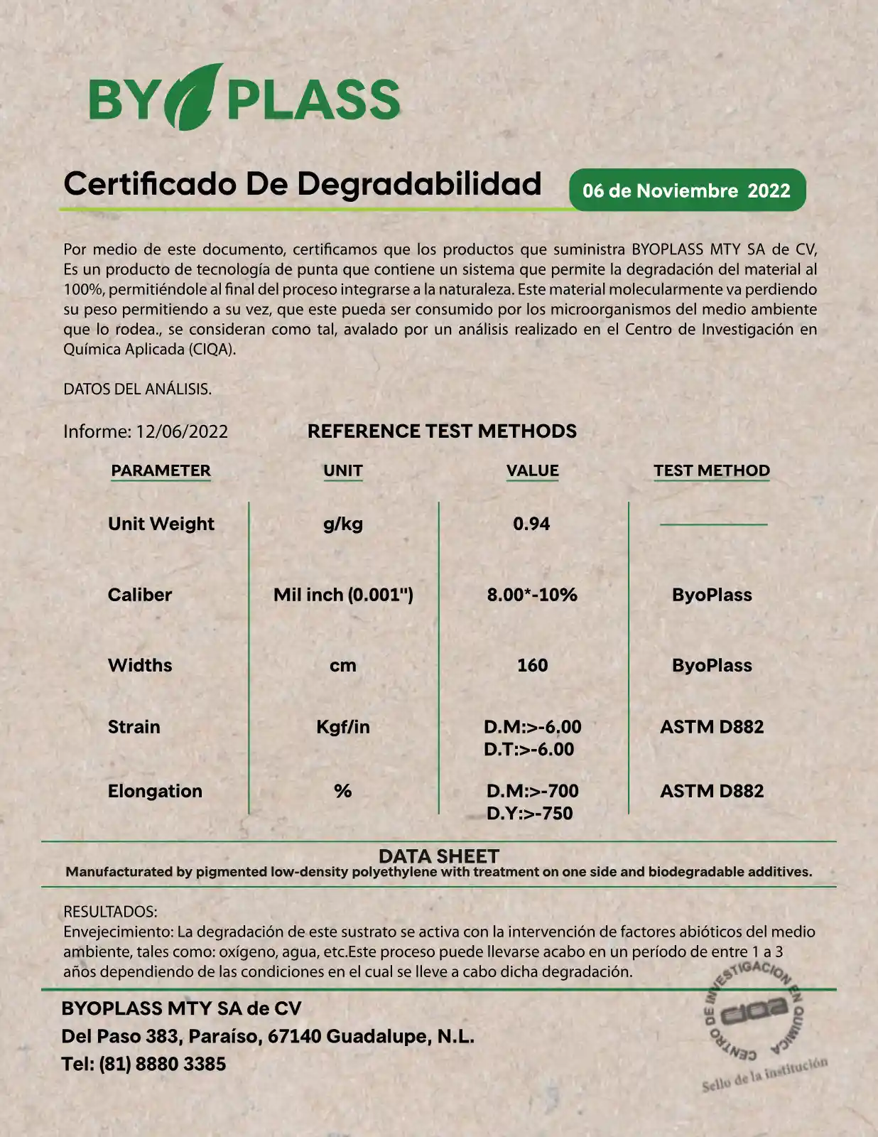 Sello de investigación del Centro de Innovación Aplicada